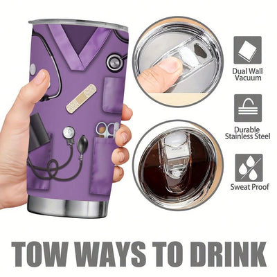 Stainless Steel Nurse Practitioner Travel Tumbler: The Perfect Appreciation Gift for Nursing School Graduates and Nurses Week Gifts