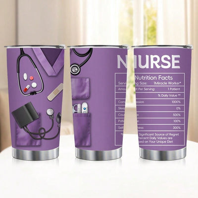 Stainless Steel Nurse Practitioner Travel Tumbler: The Perfect Appreciation Gift for Nursing School Graduates and Nurses Week Gifts