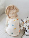 Cute and Cozy Bear Print Pet Dress for Happy Tigers