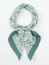 Chic and Versatile: Simple Printed Small Square Scarf for Women