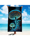 Pretty in Pink: Oversized Mushroom Beach Towel - Lightweight, Windproof, Quick-Drying