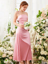 Vintage Charm: Long Camisole Wedding Season Dress for Teens