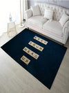 Stylish Letter Pattern Anti-Slip Rug: Perfect for Living Room, Bedroom, and Entrance