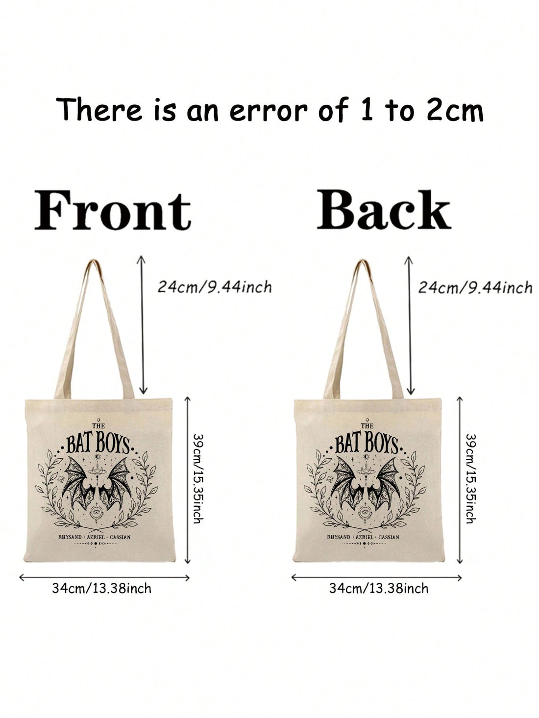 The Bat Boys Vintage Tote Bag is a versatile and stylish choice for travel, daily commute, or shopping. Made with durable materials and spacious design, this bag provides the perfect blend of functionality and fashion. Ideal for on-the-go individuals looking for a reliable and stylish bag.