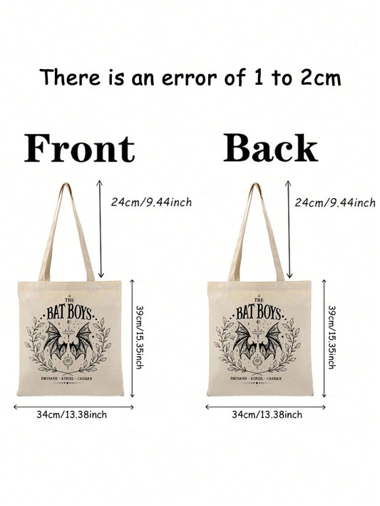 The Bat Boys Vintage Tote Bag - Perfect for Travel, Daily Commute, and Shopping