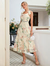 Floral Fantasy: Women's Elegant Lace Fish Tail Dress for Summer