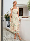 Floral Fantasy: Women's Elegant Lace Fish Tail Dress for Summer