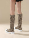 Wild Style: Leopard Pattern Over-The-Knee Boots