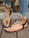 Radiant Rhinestone Party Sandals: Summer Color Fun for Women