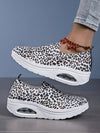 Leopard Print Casual Athletic Shoes: Lightweight, Breathable, and Stylish