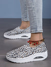 Leopard Print Casual Athletic Shoes: Lightweight, Breathable, and Stylish