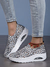 Leopard Print Casual Athletic Shoes: Lightweight, Breathable, and Stylish