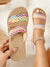 2024 Spring/Summer Collection: Colorful Gradually Changing High Heeled Sandals