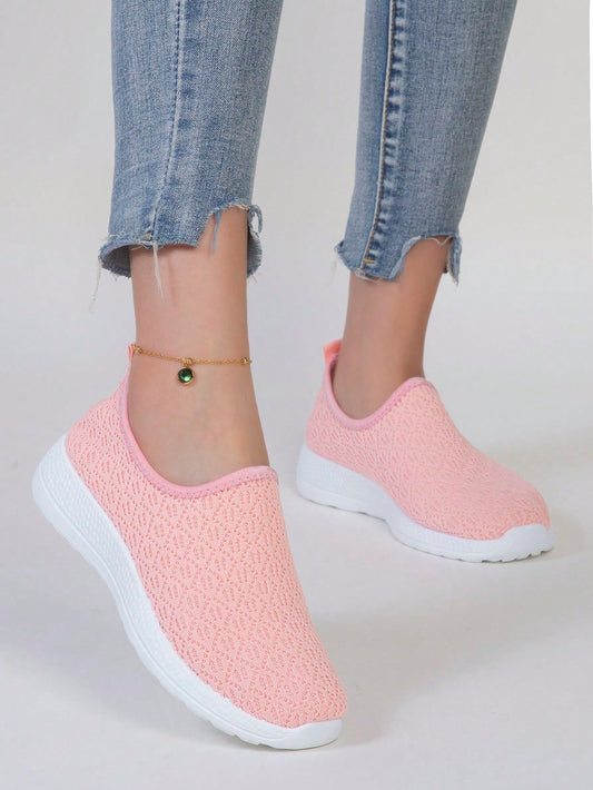 Discover the perfect blend of style and comfort with our Pink Breathable Comfort Women's Casual Sneakers on Sale. Made with breathable materials, these sneakers provide all-day comfort for your feet. Take advantage of this sale to upgrade your wardrobe and always feel great while on the go.