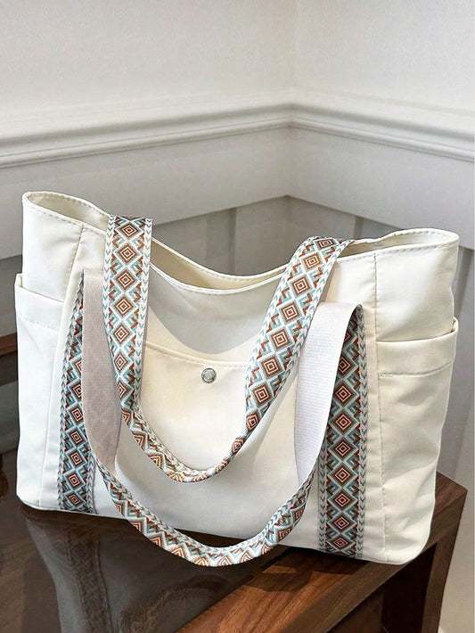 Elevate your shopping experience with our Bohemian Style Large Capacity <a href="https://canaryhouze.com/collections/canvas-tote-bags?sort_by=created-descending" target="_blank" rel="noopener">Tote Bag</a>. With its spacious design and stylish bohemian flair, this tote is the perfect shopping companion. Enjoy the convenience of carrying all your essentials in one bag, while looking chic and on-trend. Say goodbye to multiple trips and hello to effortless shopping with our tote bag.