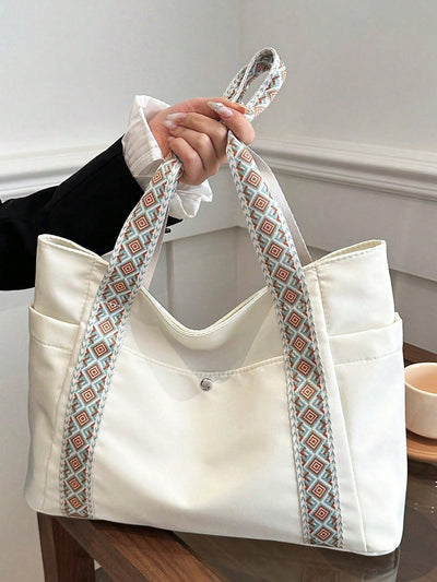 Bohemian Style Large Capacity Tote Bag: The Perfect Shopping Companion
