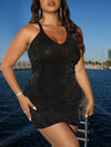 Plus Size: Women's Seductive Cami Top with Circular Ring Detail