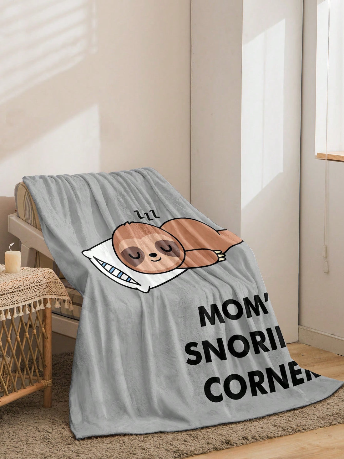 Introducing your perfect companion for all seasons - the Cozy Sloth Printed Flannel <a href="https://canaryhouze.com/collections/blanket" target="_blank" rel="noopener">Blanket</a>. Made from high-quality flannel, this cozy blanket features a cute sloth print that will bring joy to your home. Stay warm and comfortable throughout the year with this must-have accessory.