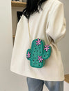 Prickly Chic: The Ultimate Cactus Shoulder Bag for Stylish Commuting Women