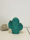 Prickly Chic: The Ultimate Cactus Shoulder Bag for Stylish Commuting Women