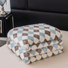 Simplistic Flannel Rectangular Printed Blanket: Cozy Comfort for Your Bedroom and Home