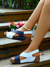 Plus Size Trendy Wedge Sandals: Stylish Low Heels for Casual Comfort