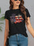 USA Pride: Fashionable Summer Short Sleeve T-Shirt for Women