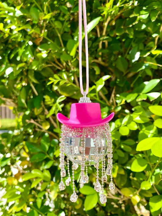 Shine Bright with our Disco Ball Car Pendant Hanging Ornament!