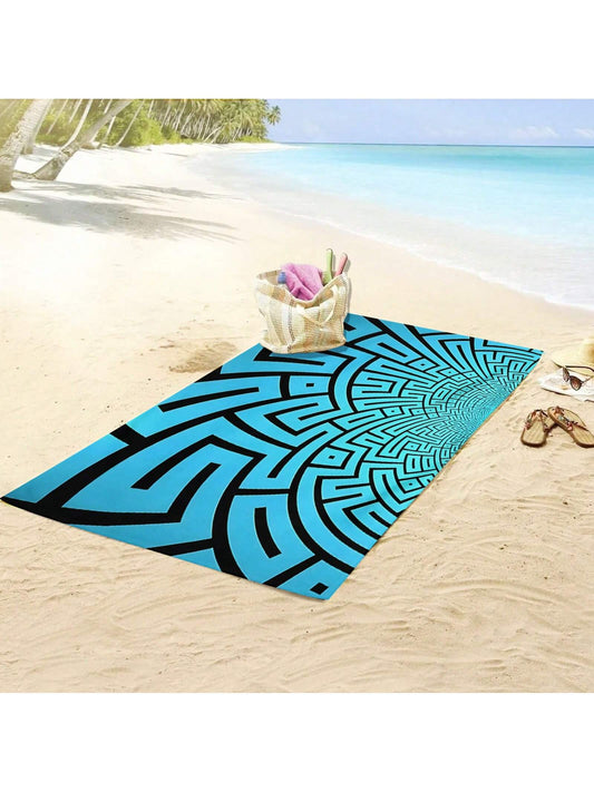 Space Pattern Superfine Fiber Beach Towel: Get Ready for Summer Fun!