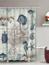 Enhance your bathroom with our Vintage Sea Life <a href="https://canaryhouze.com/collections/shower-curtain?sort_by=created-descending" target="_blank" rel="noopener">Shower Curtain</a>. Featuring a charming sea horse, turtle, and starfish print, it brings a touch of the ocean into your modern decor. Made from high-quality materials, this shower curtain is not only visually appealing but also durable.