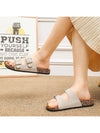 Summer Chic: Fashion Buckle Flat Cork Slippers for Unisex Beach Fun