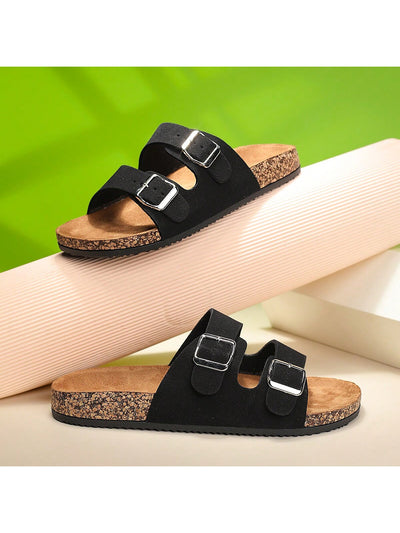 Cool and Comfy Cork Slides: Stylish Unisex Outdoor Sandals