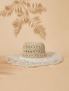 Summer Chic: Women's Ruffled Lace Detail Weaved Hat for Picnic & Beach Vacation