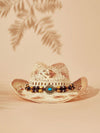 Stay Stylish on Vacation with the Women's Western Cowboy Straw Hat