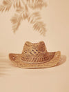 Vacation Ready: Women's Western Style Straw Cowboy Hat for Picnics and Beach Days