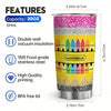 Stylish Stainless Steel Teacher Tumbler: Perfect Gifts for Educators!