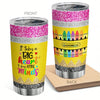 Stylish Stainless Steel Teacher Tumbler: Perfect Gifts for Educators!