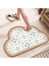 Cloudy Soft Diatom Mud Bathroom Mat: Absorbent and Non-Slip Foot Pad for Household Use