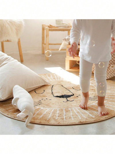 Whimsical Animal Mat: A Cozy Addition to Your Aesthetic Room Decor