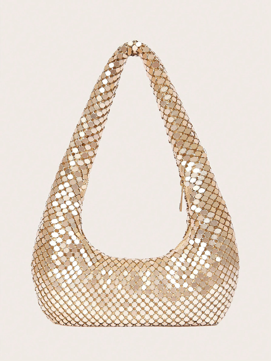 Introducing our Shimmering Elegance Backpack Clutch, the perfect accessory for your night out or special occasion. Made with high-end metallic material, its unique design adds a touch of elegance and shimmer to any outfit. Carry as a backpack or use it as a stylish clutch.