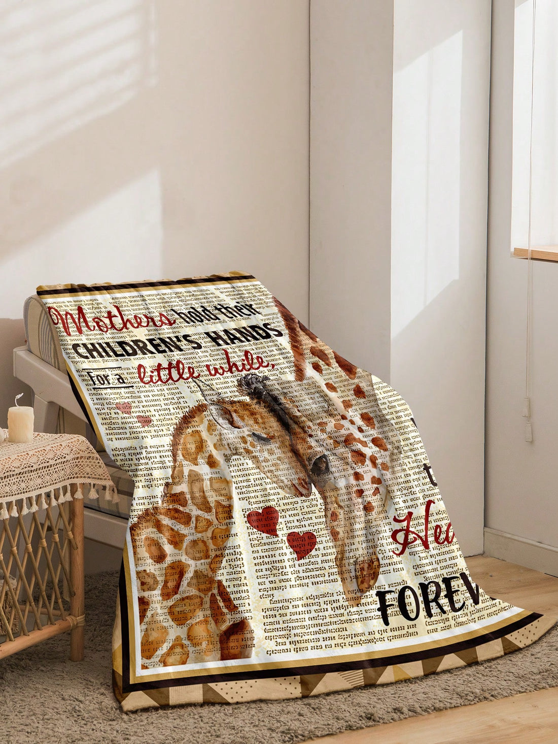 Stay warm and stylish with our Giraffe Pattern Flannel <a href="https://canaryhouze.com/collections/blanket" target="_blank" rel="noopener">Blanket</a>. This cozy blanket is perfect for all seasons, providing both comfort and fashion. Made with high-quality materials, it is soft to the touch and durable. Perfect for snuggling up on a chilly night or adding a pop of pattern to your home decor.