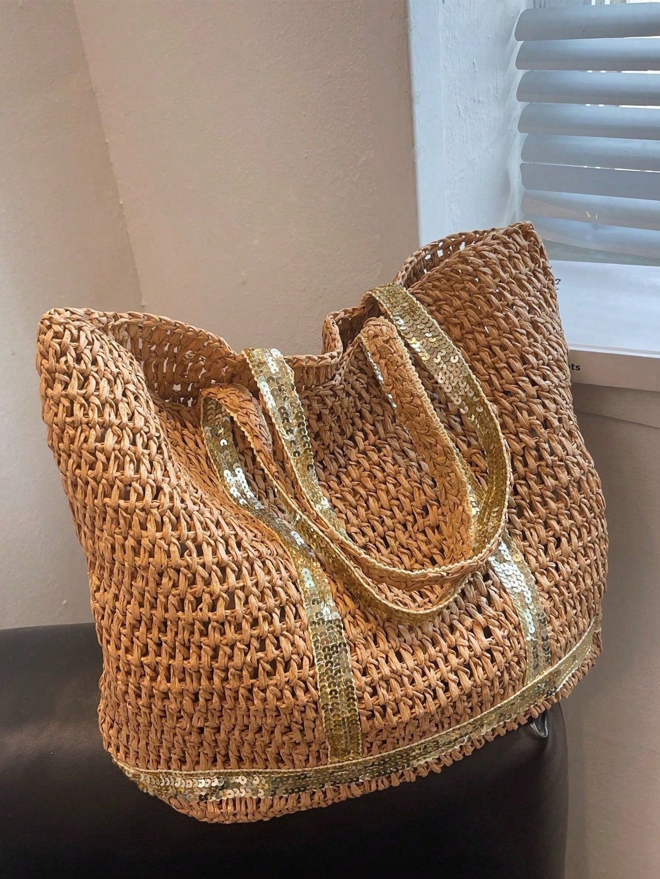 Introducing your ultimate vacation companion, the Summer Chic Tassel Tote Bag. With its stylish design and tassel details, this bag is not only a fashion statement but also a functional accessory. Made with high-quality materials, it is durable and spacious enough for all your travel essentials. Don't sacrifice style for practicality, get the Summer Chic Tassel Tote Bag now.