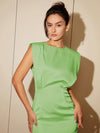 Chic in the City: Women's Summer Solid Color Casual Mini Dress