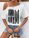 Independence Day Special: American Flag Printed Oversized T-Shirt