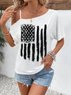 Independence Day Special: American Flag Printed Oversized T-Shirt