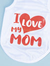 Sweetheart Mother's Day Love Mom Pet Vest