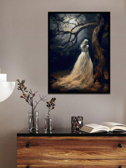 Add a touch of eerie and vintage charm to your Halloween decor with our Gothic Romance oil painting poster. Featuring a hauntingly beautiful design, this poster is the perfect addition to any Halloween-themed room. Made with high-quality materials, this poster is sure to bring a sense of nostalgia and spookiness to your home.