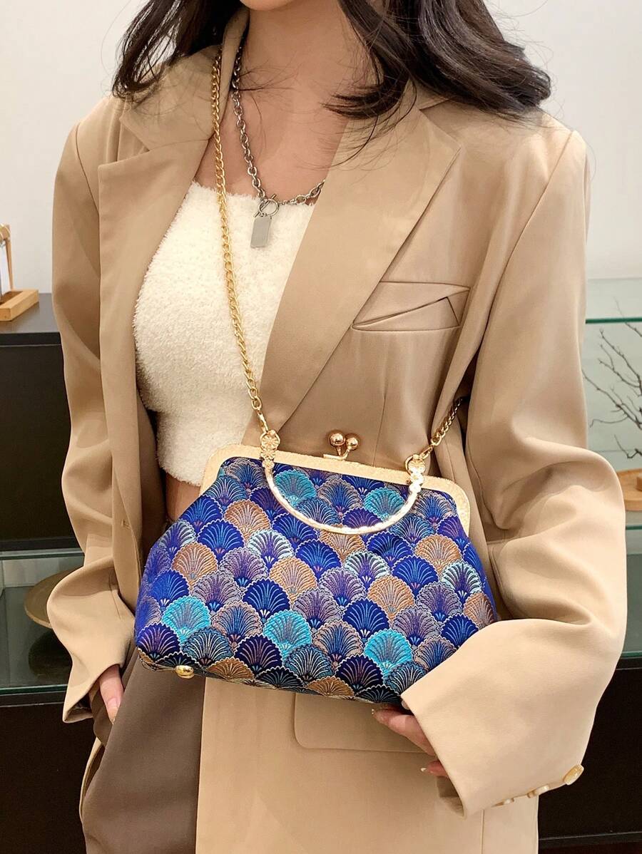 Step out in style with this Chic Vintage Dinner Jacket Bag for Women. Featuring a European embossed design, it adds a touch of timeless elegance to any outfit. Its vibrant, versatile colors make it the perfect companion for evenings out or casual adventures. Compact yet spacious enough to hold your essentials, this handbag turns heads while keeping you effortlessly chic. Add a playful dash of vintage charm to your wardrobe today!