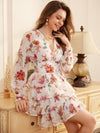 Chic Rosie Floral Print Long Sleeve Dress - Effortless Elegance for Every Occasion