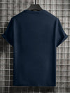 Men's Stylish Printed Round Neck Casual T-Shirt for Everyday Wear